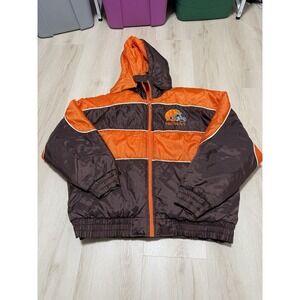 Pro Player Vintage Cleveland Browns Jacket Men's XL NFL Football Puffer Coat